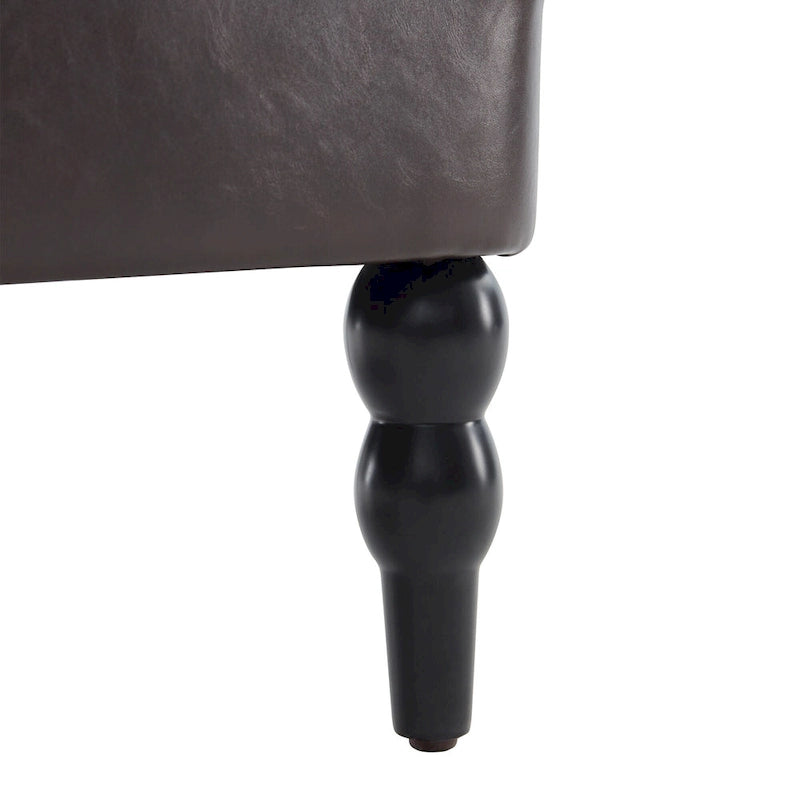 Fauteuil d'appoint capitonné avec coussin lombaire beige/gris/bleu clair