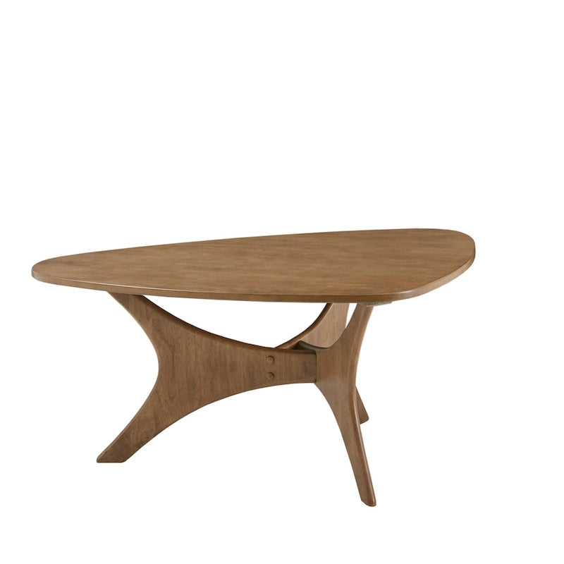 Table basse en bois triangulaire