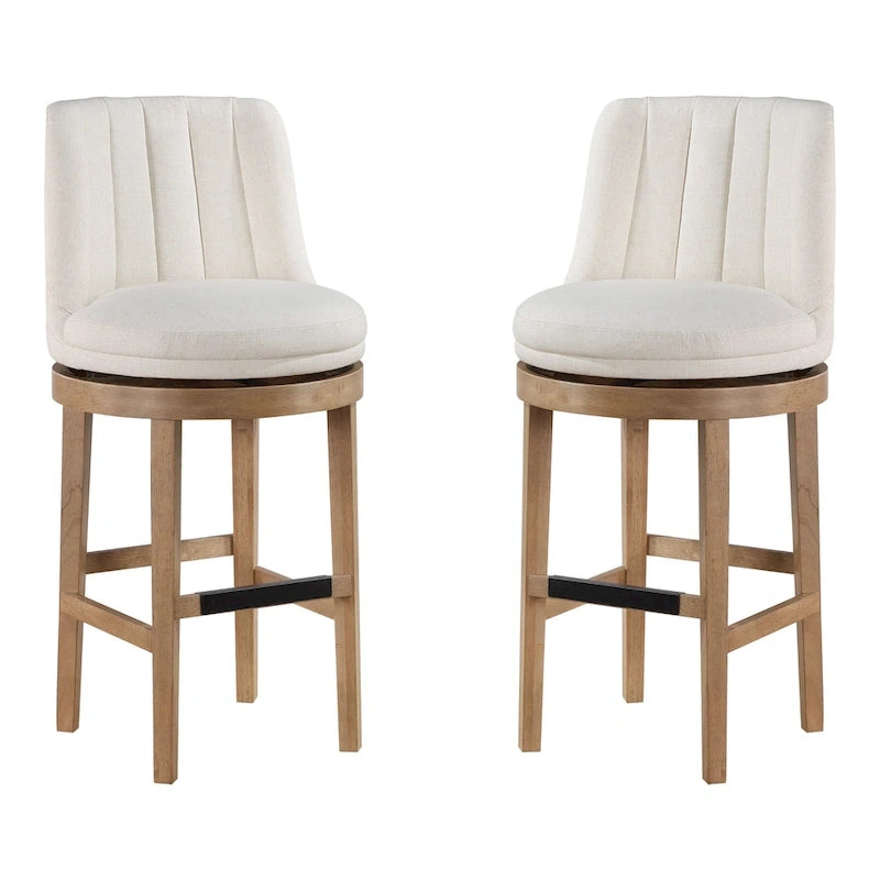 Tabouret de bar pivotant - Lot de 2