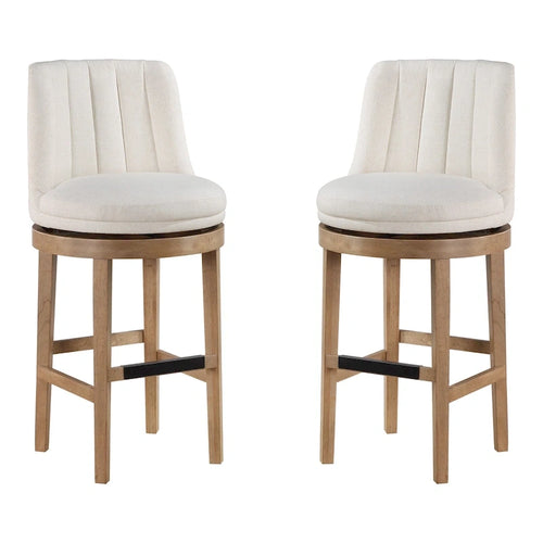 Tabouret de bar pivotant - Lot de 2