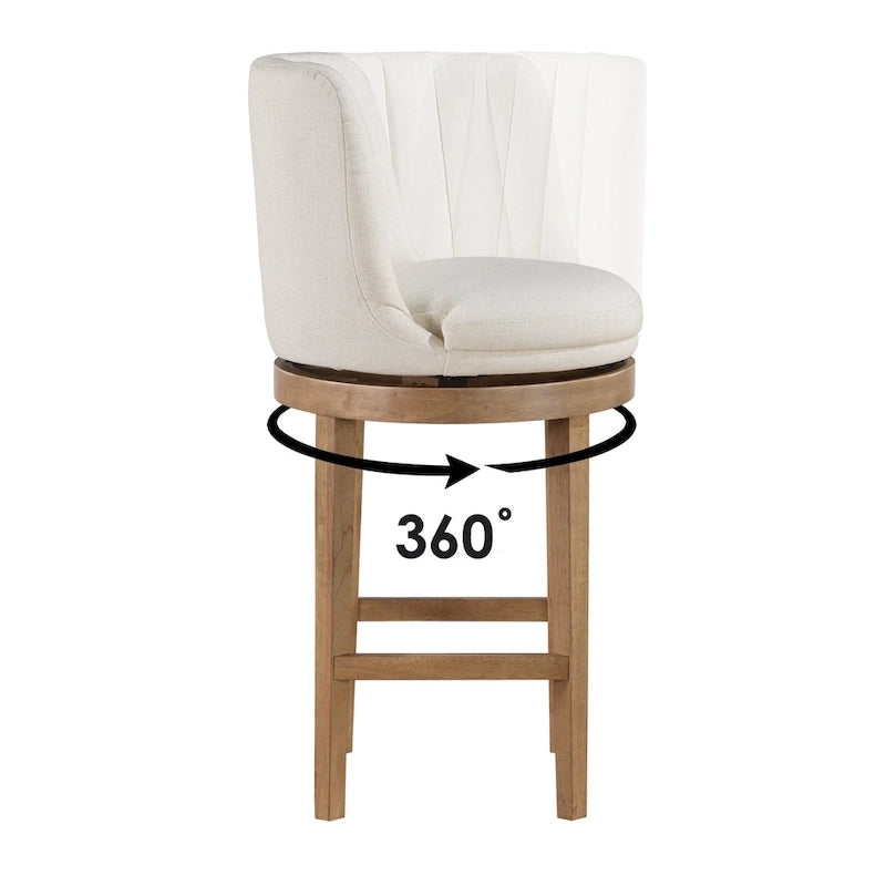 Tabouret de bar pivotant - Lot de 2