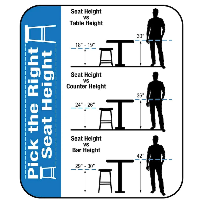 Tabouret de bar pivotant - Lot de 2