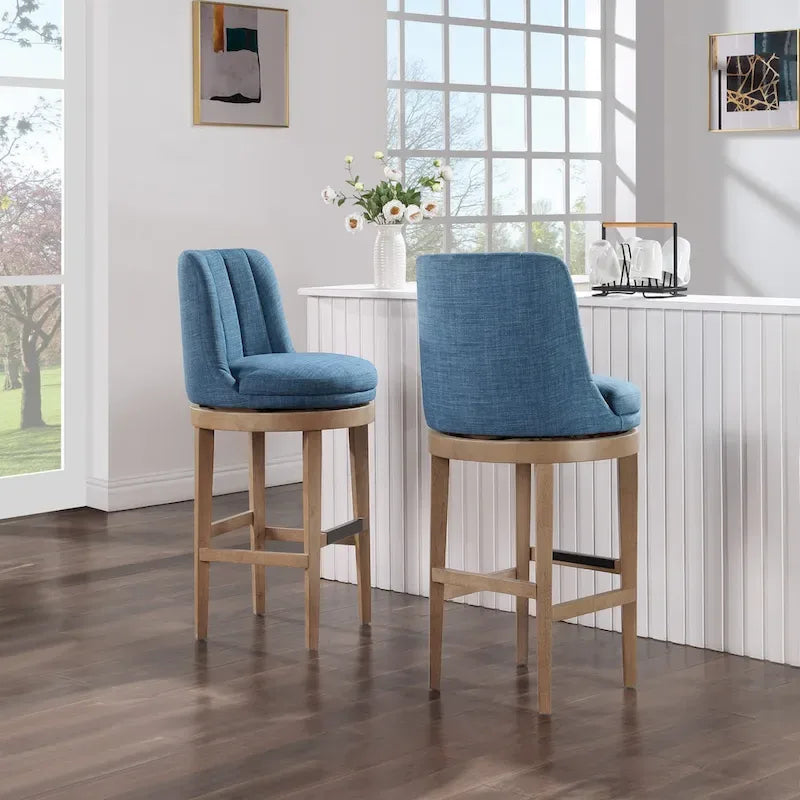Tabouret de bar pivotant - Lot de 2