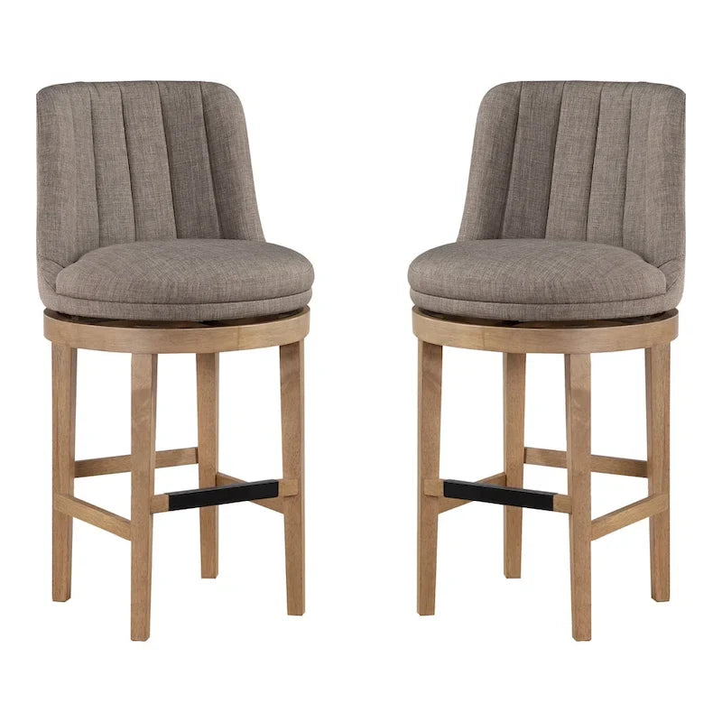 Tabouret de bar pivotant - Lot de 2