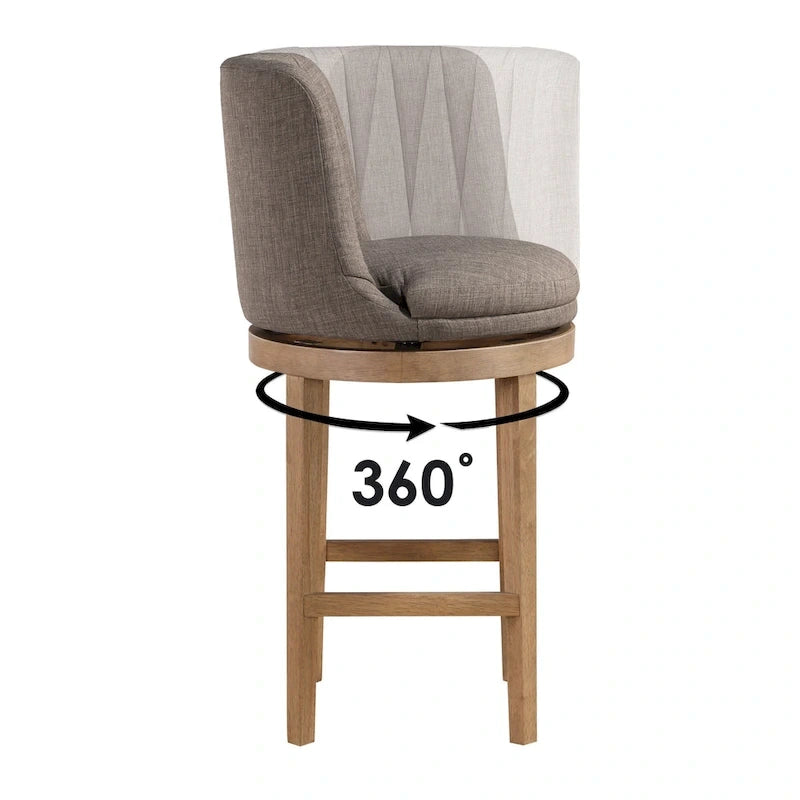 Tabouret de bar pivotant - Lot de 2