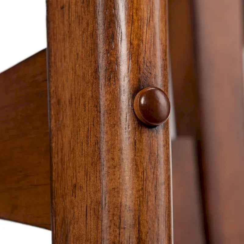 Table basse ovale en bois de style moderne du milieu du siècle