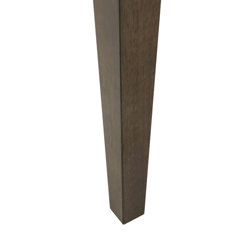 Chaises de salle à manger rembourrées avec pieds en bois (lot de 2)