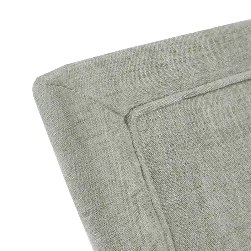Chaises de salle à manger rembourrées avec pieds en bois (lot de 2)