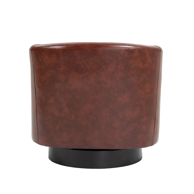 Lot de 2 fauteuils d'appoint pivotants à 360° en tissu, fauteuils baquets