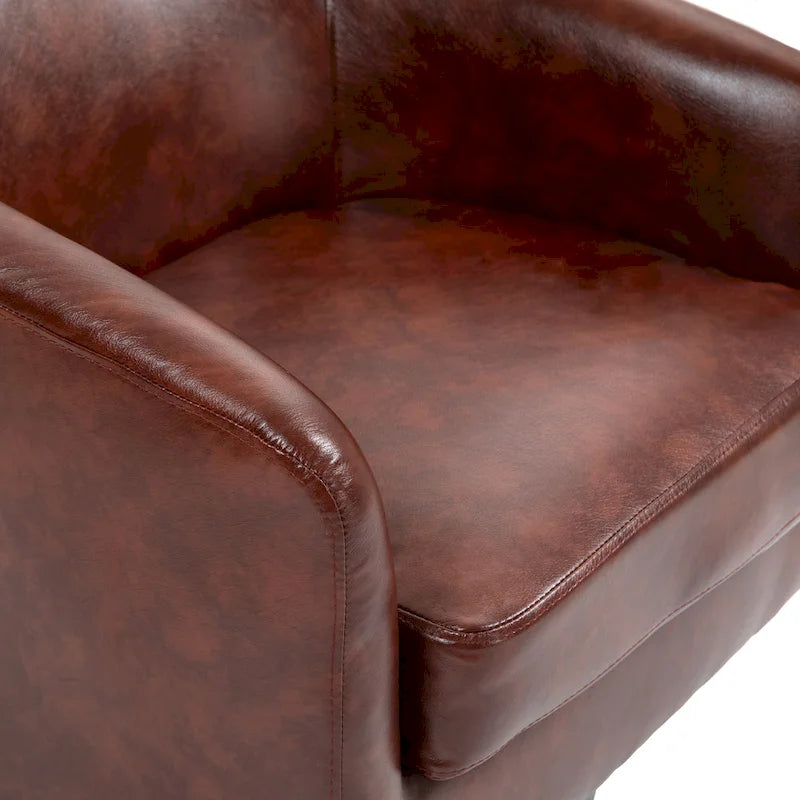 Lot de 2 fauteuils d'appoint pivotants à 360° en tissu, fauteuils baquets