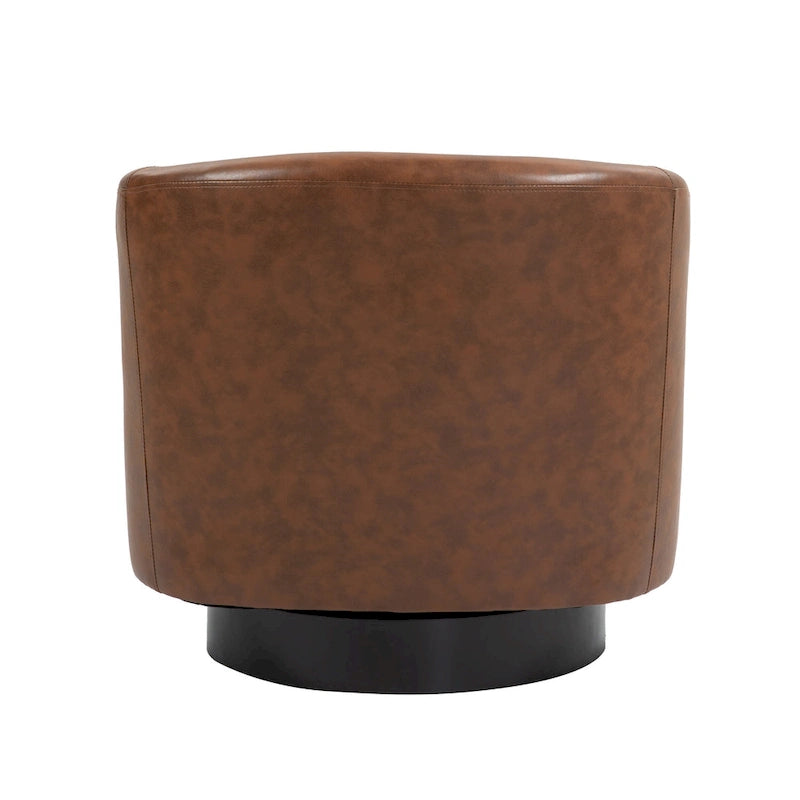 Lot de 2 fauteuils d'appoint pivotants à 360° en tissu, fauteuils baquets