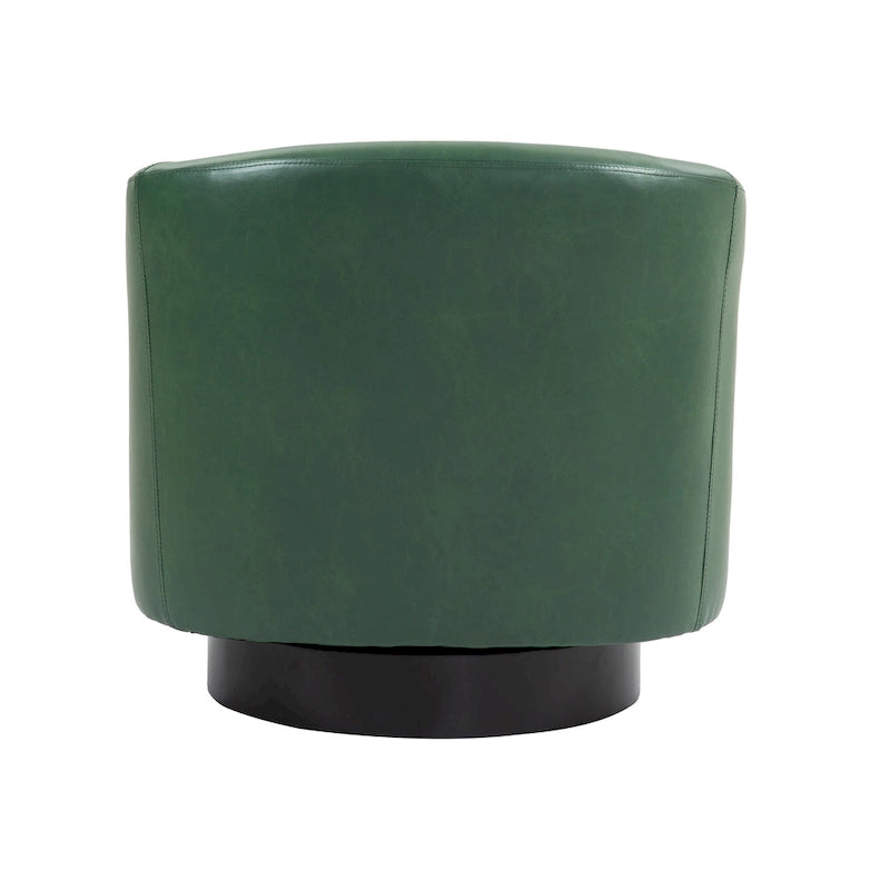 Lot de 2 fauteuils d'appoint pivotants à 360° en tissu, fauteuils baquets