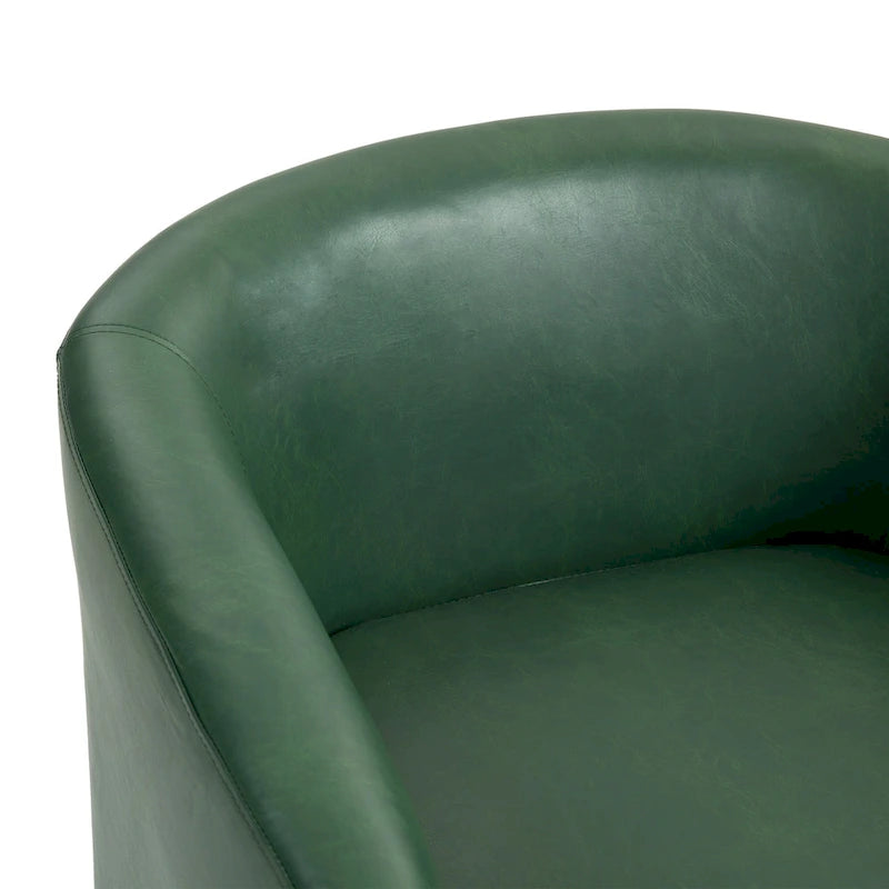 Lot de 2 fauteuils d'appoint pivotants à 360° en tissu, fauteuils baquets