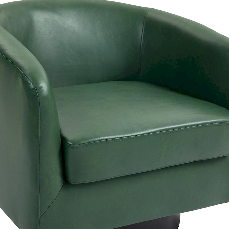 Lot de 2 fauteuils d'appoint pivotants à 360° en tissu, fauteuils baquets
