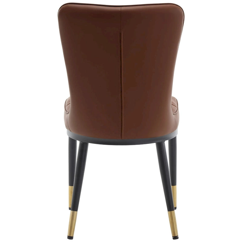 Lot de 2 chaises de salle à manger en similicuir