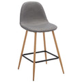 Tabouret de comptoir moderne de 23 pouces - 19,3 l x 16,5 P x 23 H - 19 l x 17 P x 35 H