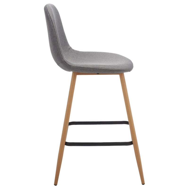 Tabouret de comptoir moderne de 23 pouces - 19,3 l x 16,5 P x 23 H - 19 l x 17 P x 35 H