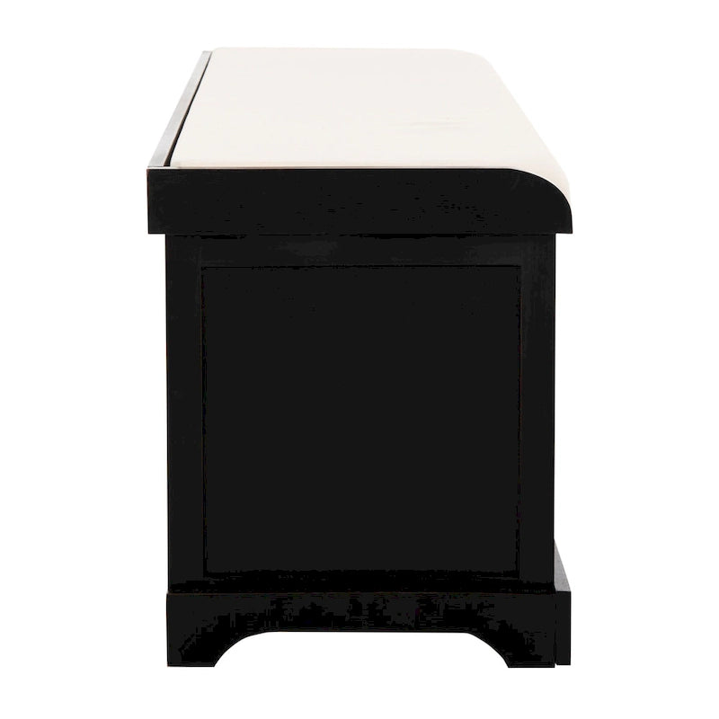 Banc de rangement gris/blanc - 47 x 16,1 x 19,9 - 47 L x 16 P x 20 H